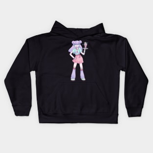 Menhera Girl With Ice Cream Sundae Yamikawaii CreepyCute Kids Hoodie